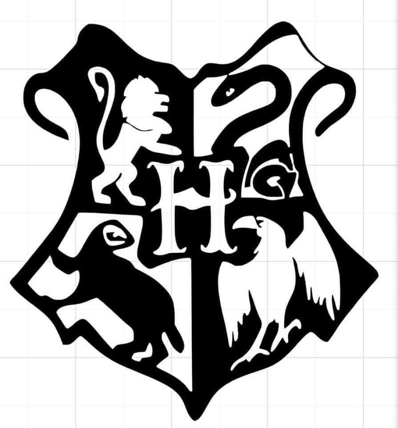 Download Hogwarts Harry Potter Crest Svg Jpeg Etsy Harry Potter Stencils Harry Potter Silhouette Harry Potter Decal