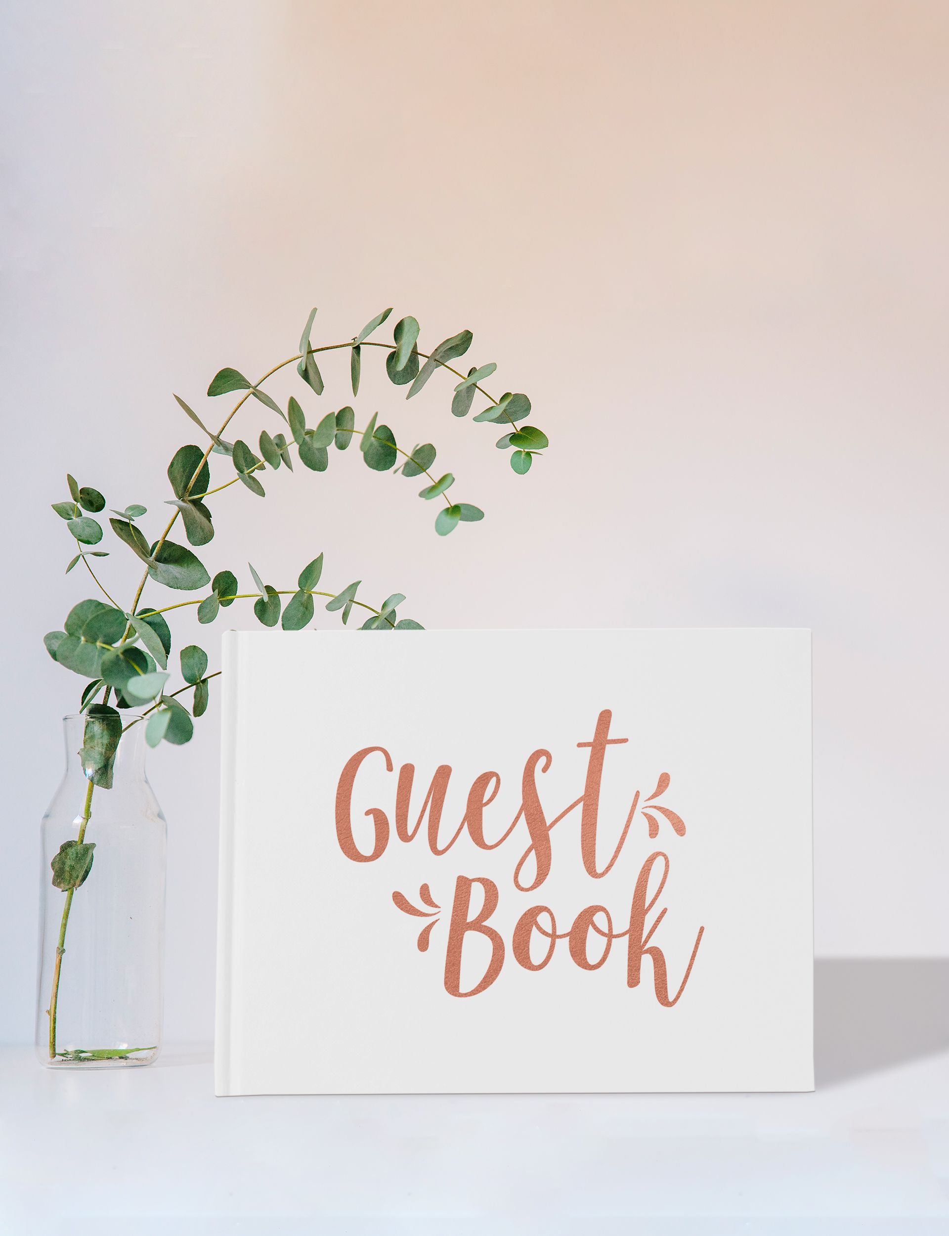 guest book rose gold white in 2019 paper bound love wedding guest book with black pages