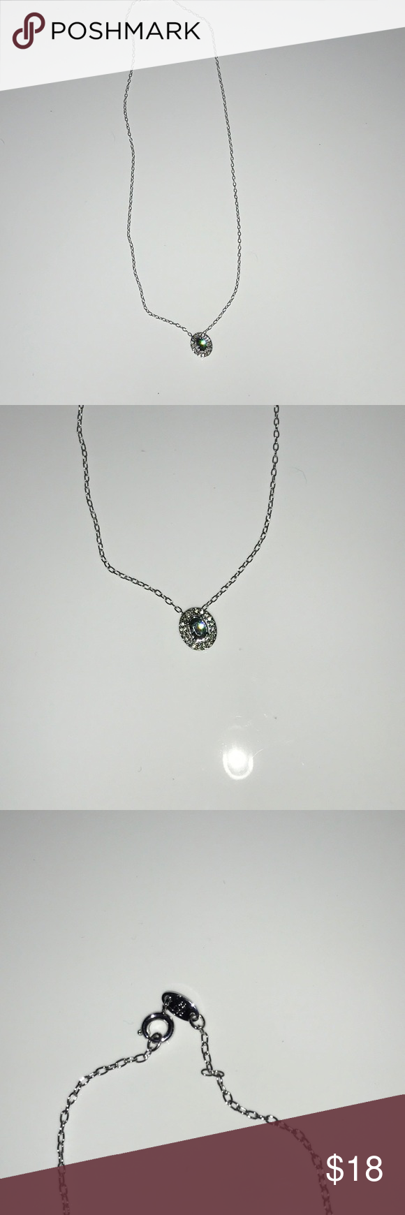 Stunning Delicate Gray White Rhinestone Necklace Delicate Gray And stunning-delicate-gray-white-rhinestone-necklace-delicate-gray-and
