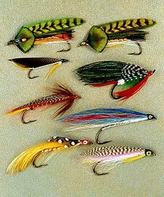 Pack of 3 Green Highlander Salmon Fishing Flies Choice of Sizes Double Hook