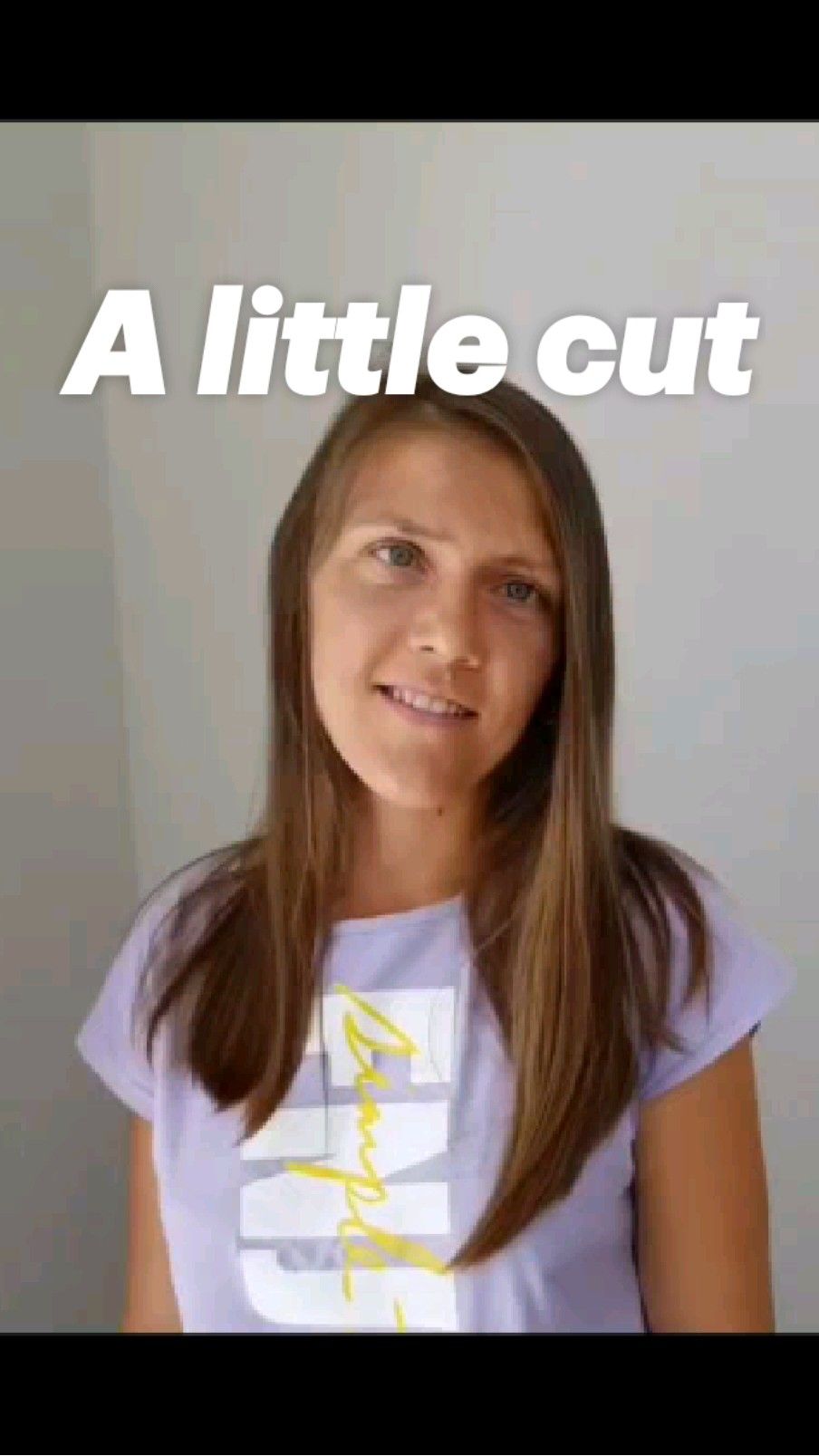 A little cut A little cut