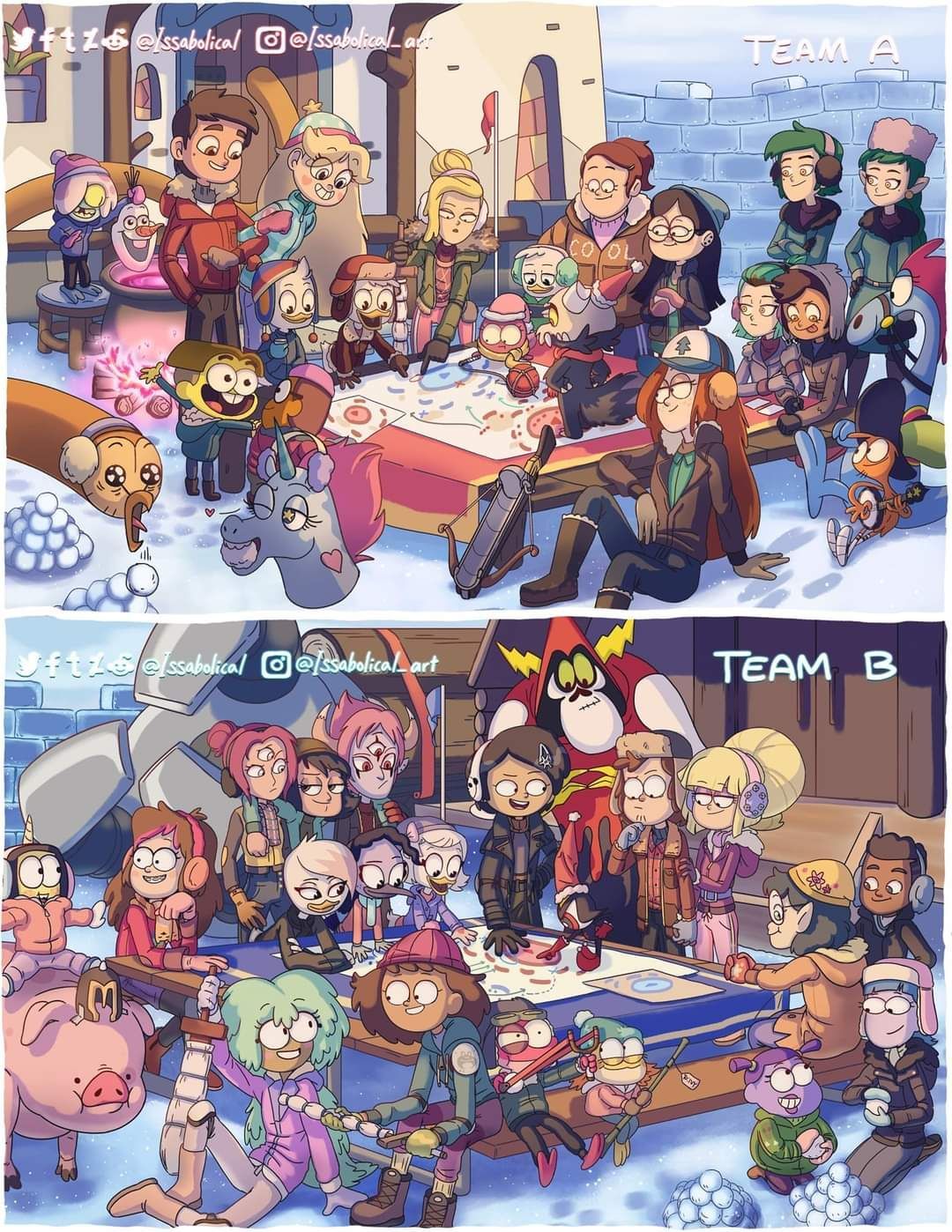 ¡TODOS LOS DERECHOS A SUS RESPECTIVOS ARTISTAS! ∆quí está la decima… #detodo # De Todo # amreading # books # wattpad Crossovers De Disney, Cartoon Crossovers, Arte Disney, Disney Fan Art, Cartoon Shows, Cartoon Art, Disney Drawings, Cute Drawings, Cn Fanart