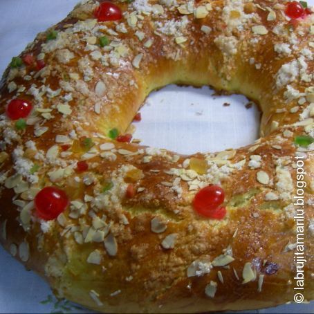 Roscón De Reyes Casero Sin Relleno Receta Roscon De Reyes Casero Roscón De Reyes Recetas De Comida