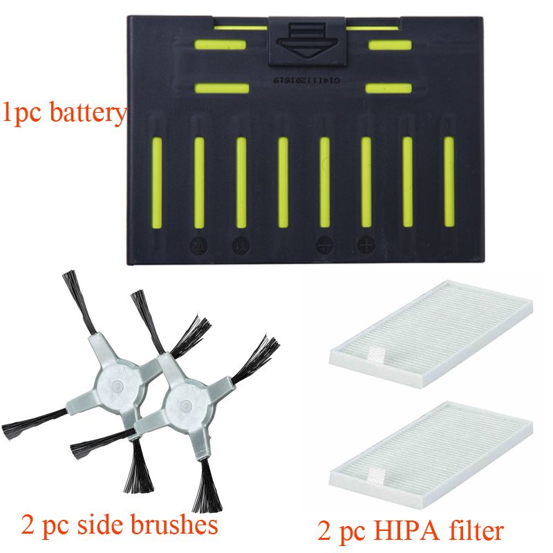 Cleanmate Robot Vacuum Cleaner Battery For Qq5 Qq6 Side Brush Hipa Filter Accessories Parts Bag Original Spa Robot Vacuum Cleaner Robot Vacuum Vacuum Cleaner