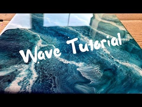 3d resin art with alcohol inks - square petri dish - YouTube #alcoholinkcrafts
