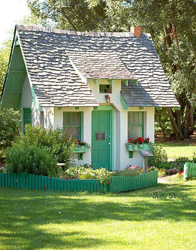 Shed Makeovers From Around The World Backyard Cottage Little