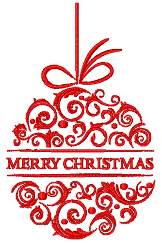 Download Merry Christmas Ball Embroidery Design | Cricut christmas ideas, Christmas thoughts, Vinyl lettering