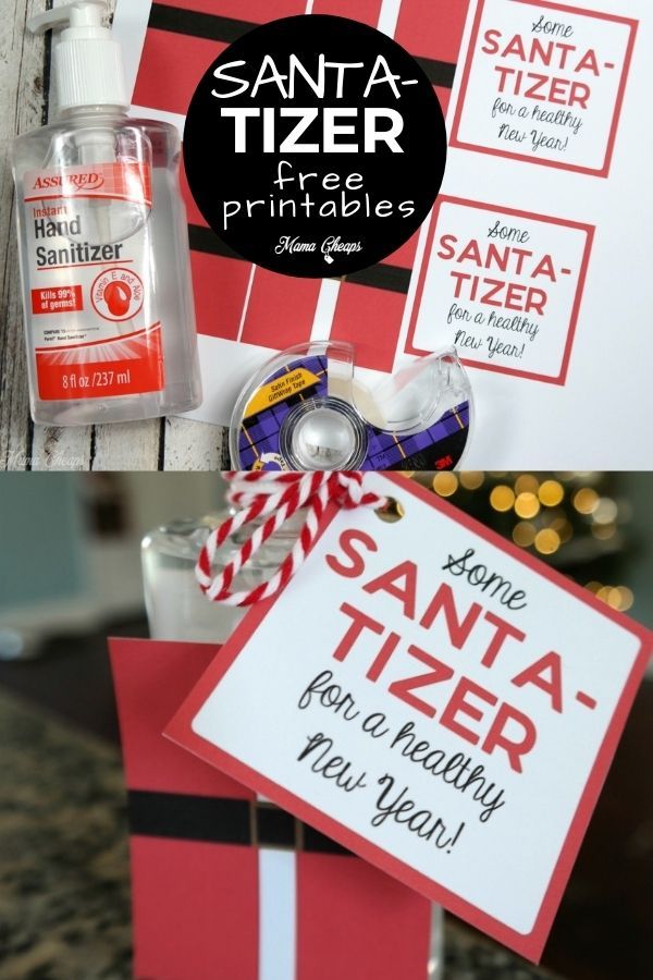 SantaTizer Hand Sanitizer Easy Christmas Gift Idea Mama Cheaps