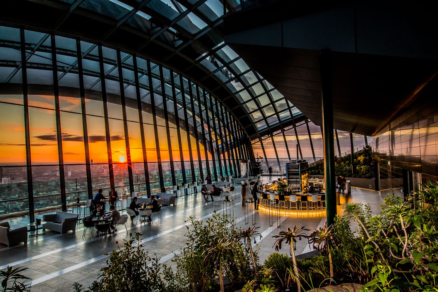 Sky Garden Bar Is A Stunning Rooftop Spot In London For Incredible