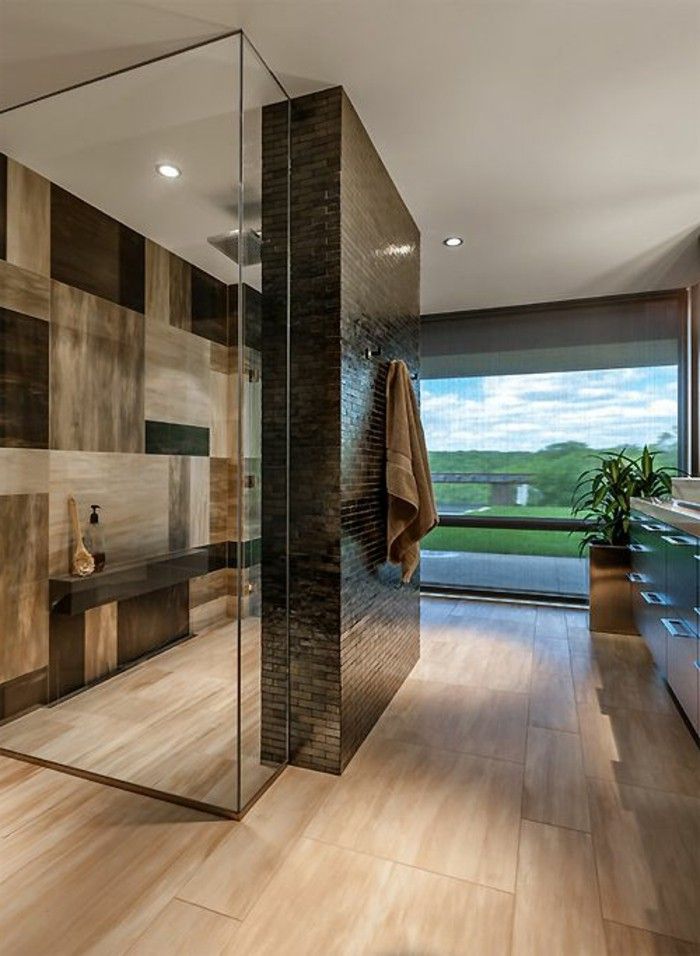 Badezimmer Glaswand 120 moderne Designs von Glaswand Dusche! - Archzine.net | Stein