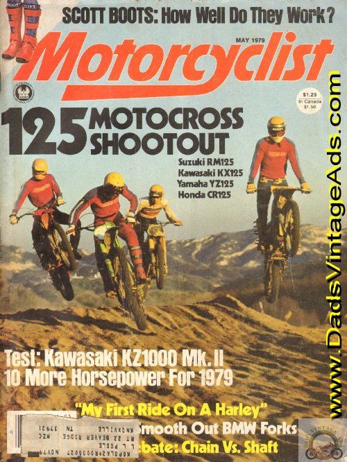 1979 125 Motocross Shootout Suzuki Rm125 Kawasaki Kx125 Yamaha