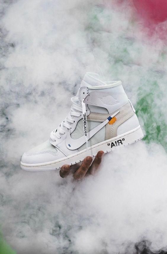 Order The best Nike Off-White Air Jordan 1 OG White / OW online #sneakers #fashion #shoes #sport #fi...
