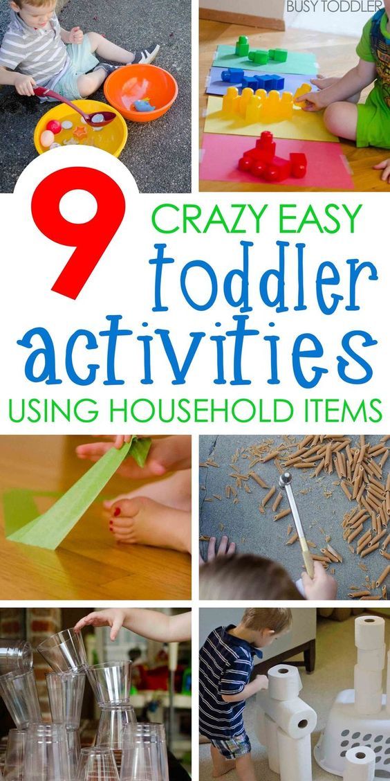 9 Quick & Easy Activities Busy Toddler Easy toddler