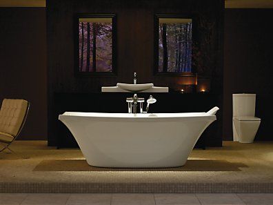 Kohler K 11344 0 Escale 72 X 36 Freestanding Bath With Hole Kohler K 11344 0 Escale 72 X 36 Freestanding