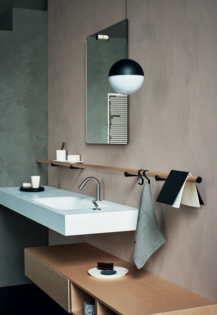 Bad-Ideen im Einklang mit den neusten Trends für 2018 - farbe fürs badezimmer Bad-Ideen im Einklang mit den neusten Trends für 2018 - farbe fürs badezimmer