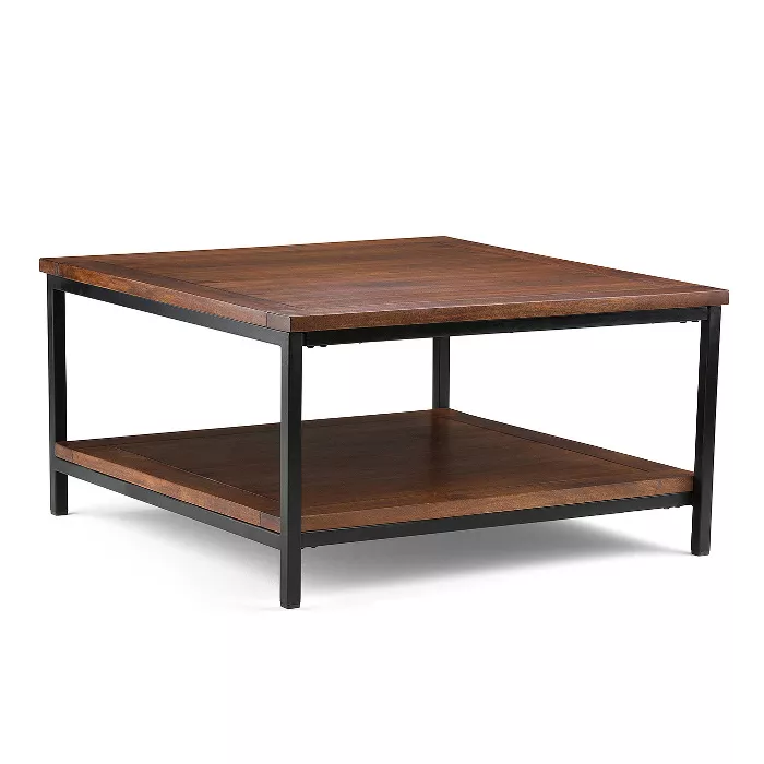 Rhonda Square Coffee Table Dark Cognac Brown Wyndenhall In 2021 Industrial - Large Coffee Table Target Rhonda Square Coffee Table Dark Cognac Brown Wyndenhall In 2021 Industrial - Large Coffee Table Target