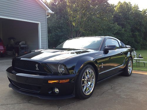 2009 Black Shelby Gt500 Ford Mustang Coupe 2 Ford Mustang Shelby Gt500 Coupe