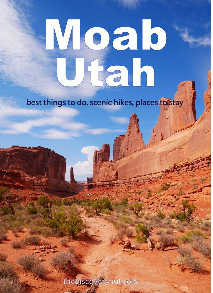 The Cover Of Moab Utah Is Shown In Blue And White With Red Rocks the-cover-of-moab-utah-is-shown-in-blue-and-white-with-red-rocks