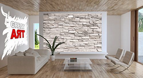 Fototapete White Stonewall Wandbild Dekoration Steintapete 3d Stein - wandbilder für küche Fototapete White Stonewall Wandbild Dekoration Steintapete 3d Stein - wandbilder für küche