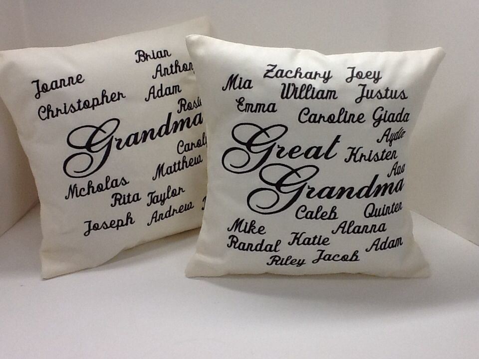 Grandma Pillow | Grandma pillow, Pillows, Personalized grandma