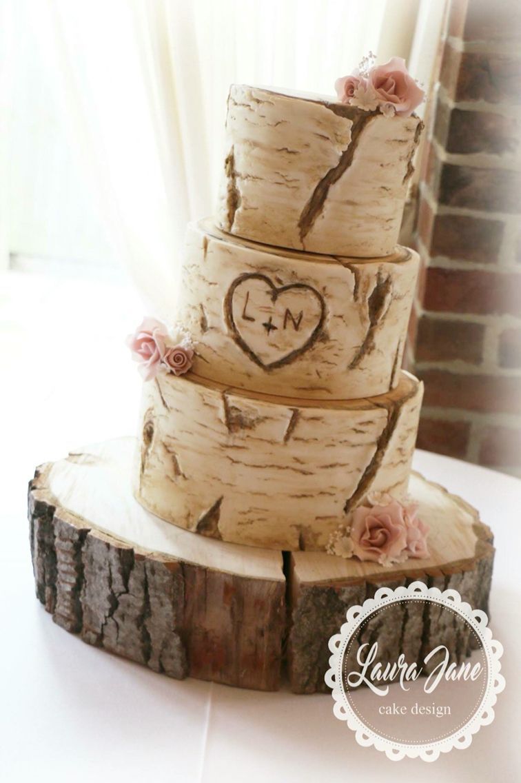 Tree Trunk Rustic Wedding Cake Cakes Pinterest Tree Trunk Rustic Wedding Cake