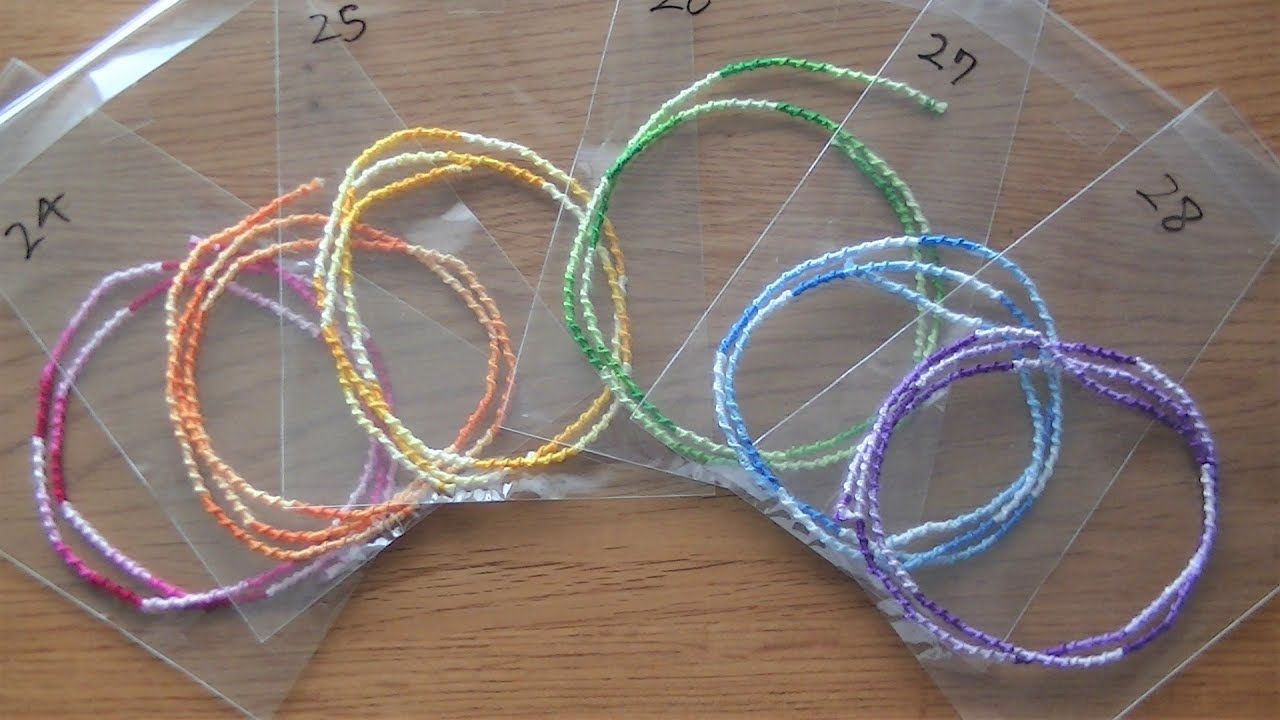 超簡単 輪結びミサンガの作り方 Round Glass Glass Clothes Hanger 超簡単 輪結びミサンガの作り方 Round Glass Glass Clothes Hanger