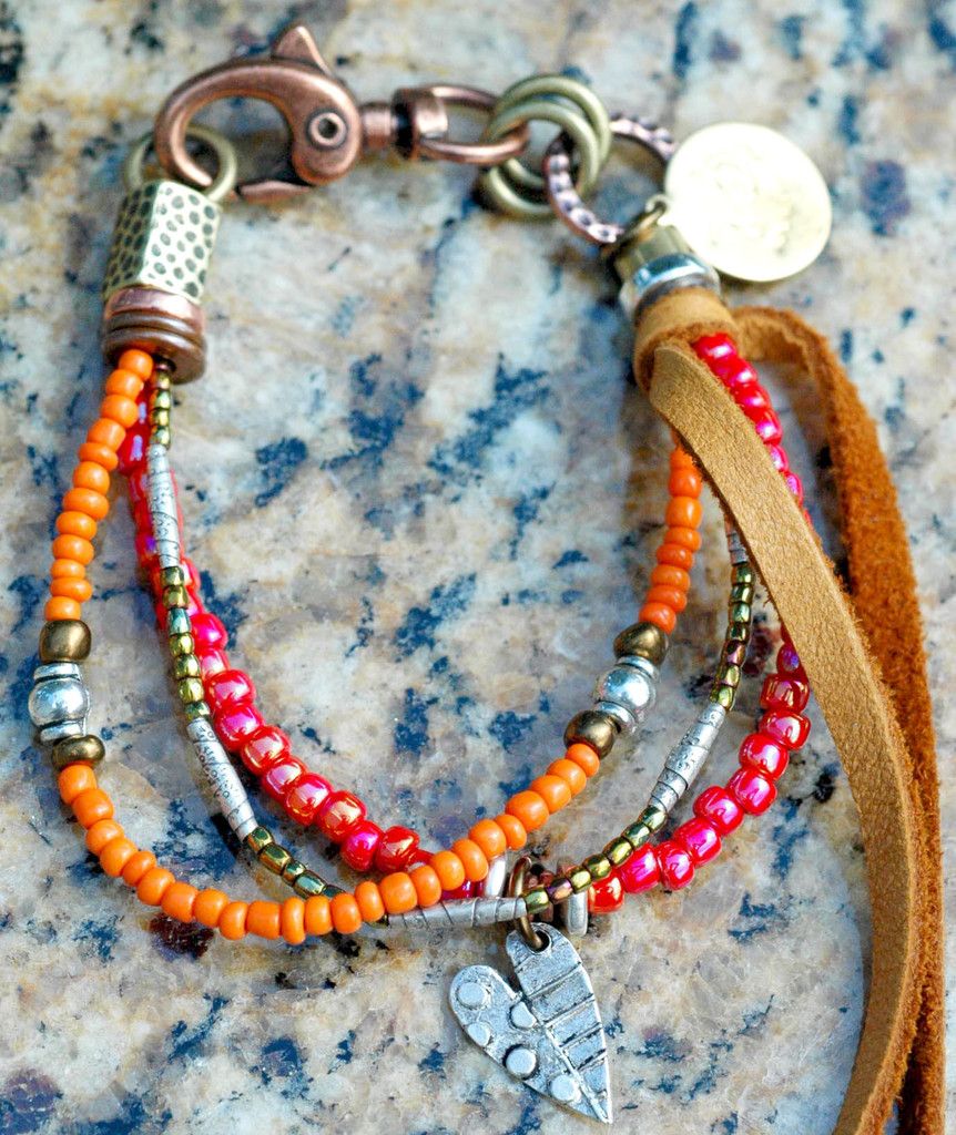 Everyday Gl Mixed Metal And Leather Custom Friendship Bracelets Everyday Gl Mixed Metal And Leather Custom Friendship Bracelets
