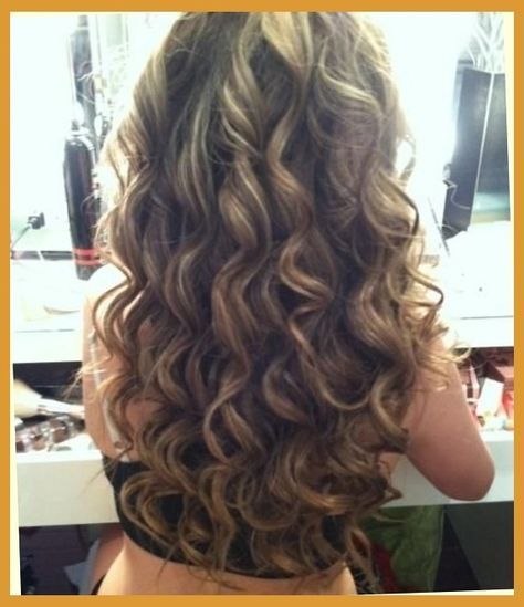 Brown Amp Blonde Smokey Curls Hairstyles And Beauty Tips Beautiful Brown Amp Blonde Smokey Curls Hairstyles And Beauty Tips Beautiful Body Wave Perm Hair Styles Curl Long Permed
