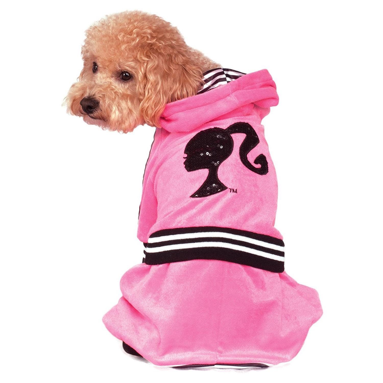 Barbie Girl Velour Tracksuit Dog Pet Costume Medium Pet