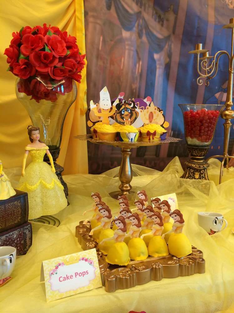 Beauty And The Beast Birthday Party Ideas Photo 7 Of 60 Beauty And Beast Birthday Belle Birthday Party Belle Birthday