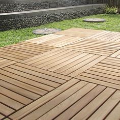 Dalle bois pour terrasse et jardin