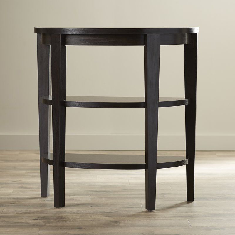 The Andover Mills Cornish Console Table Is A Half Moon Shaped Console Sofa Tables