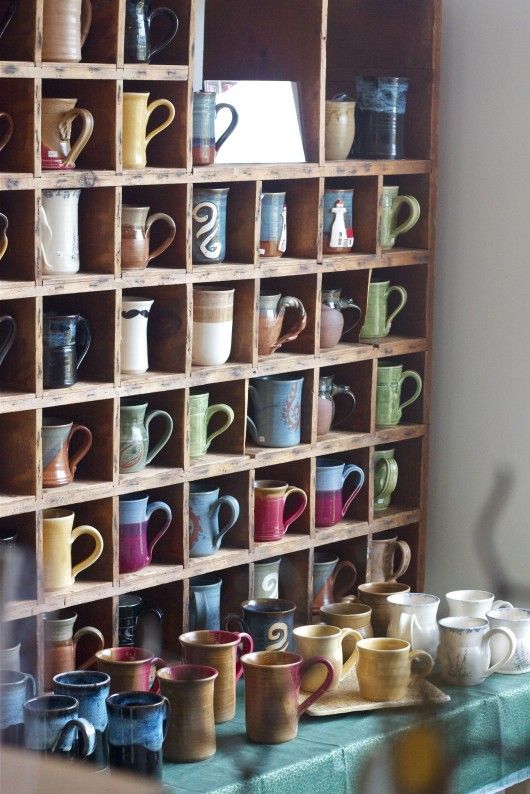 I Found The Solution For My Coffee Mugs A Whole Wall Of Shelves Coffee Mugs A Whole Wall Of Shelves