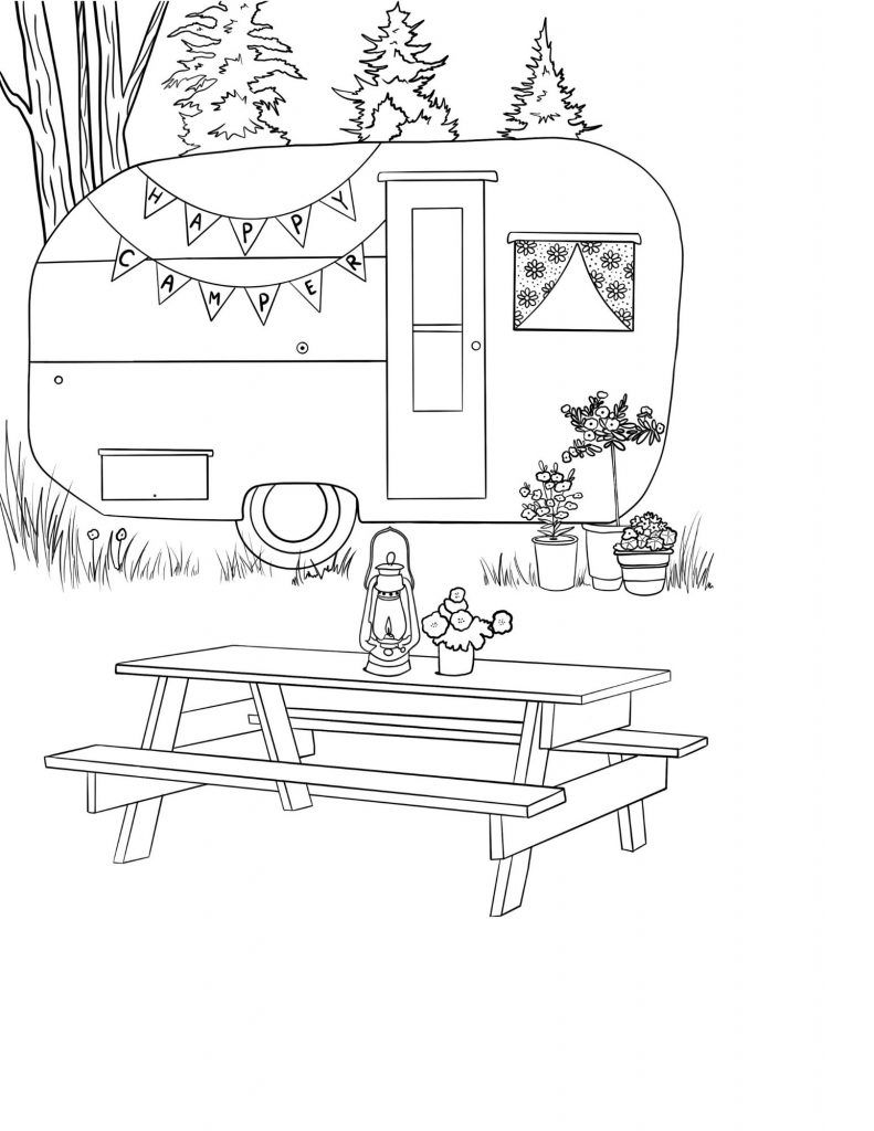 FREE Camping Coloring Pages Bring The Kids Camping Coloring Pages FREE Camping Coloring Pages Bring The Kids Camping Coloring Pages