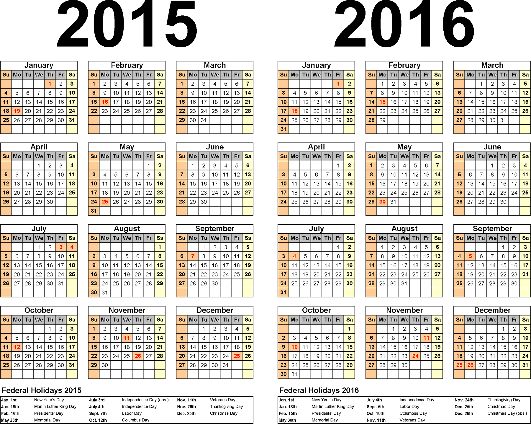 2016 calendar printable one page activity shelter