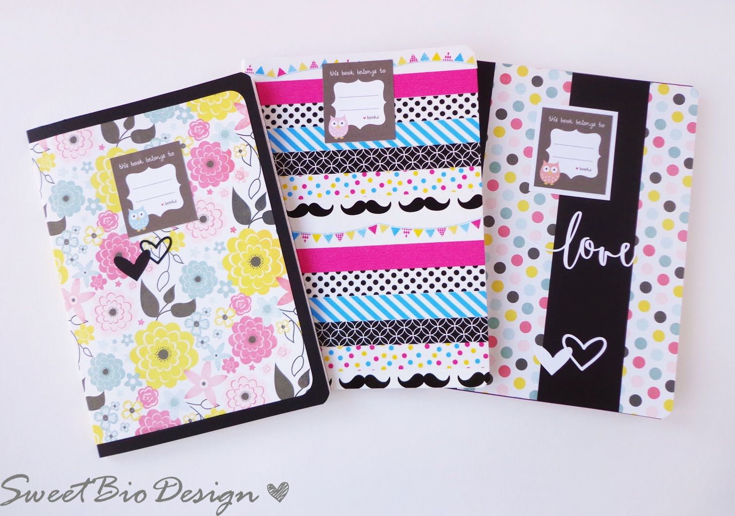 Scuola quaderni personalizzati BackToSchool customized notebooks jpg (1458x1025)