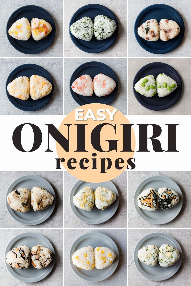 Easy Japanese Onigiri Recipes Without Nori Seaweed