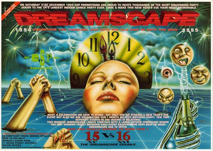dreamscape 1995 90s rave posters more pinterest rave rave flyers archive