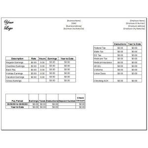 download a free pay stub template for microsoft word or excel a part free pay stub template download