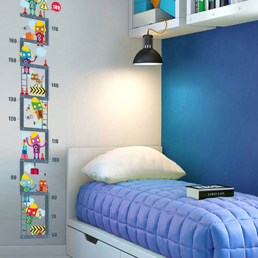 Love Dream Baby Height Growth Chart Removable Little Monkeys Tree /& Animals Kids Room Nursery Wall Decals Stickers