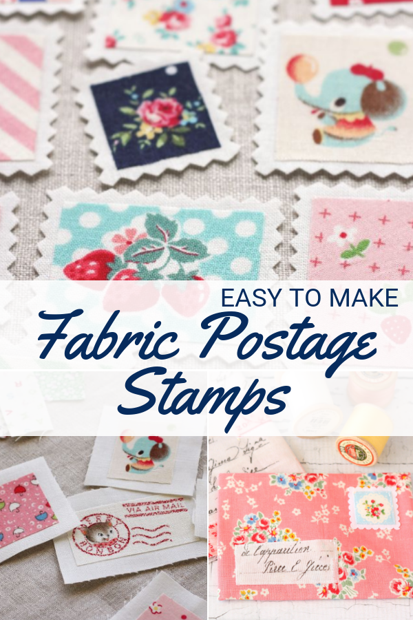 Fabric Postage Stamps