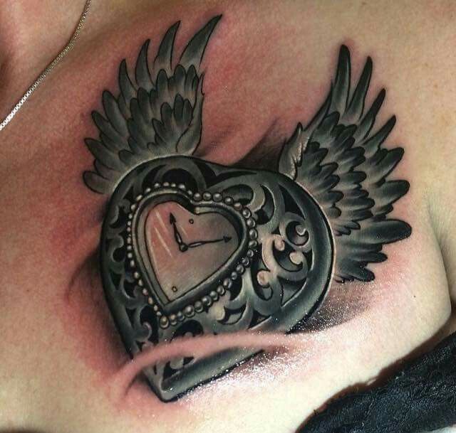 Tatto Reloj De Arena Con Alas Tempus Fugit Tatuagem Tatuagem Masculina Tatoo Reloj Con Alas Tattoo