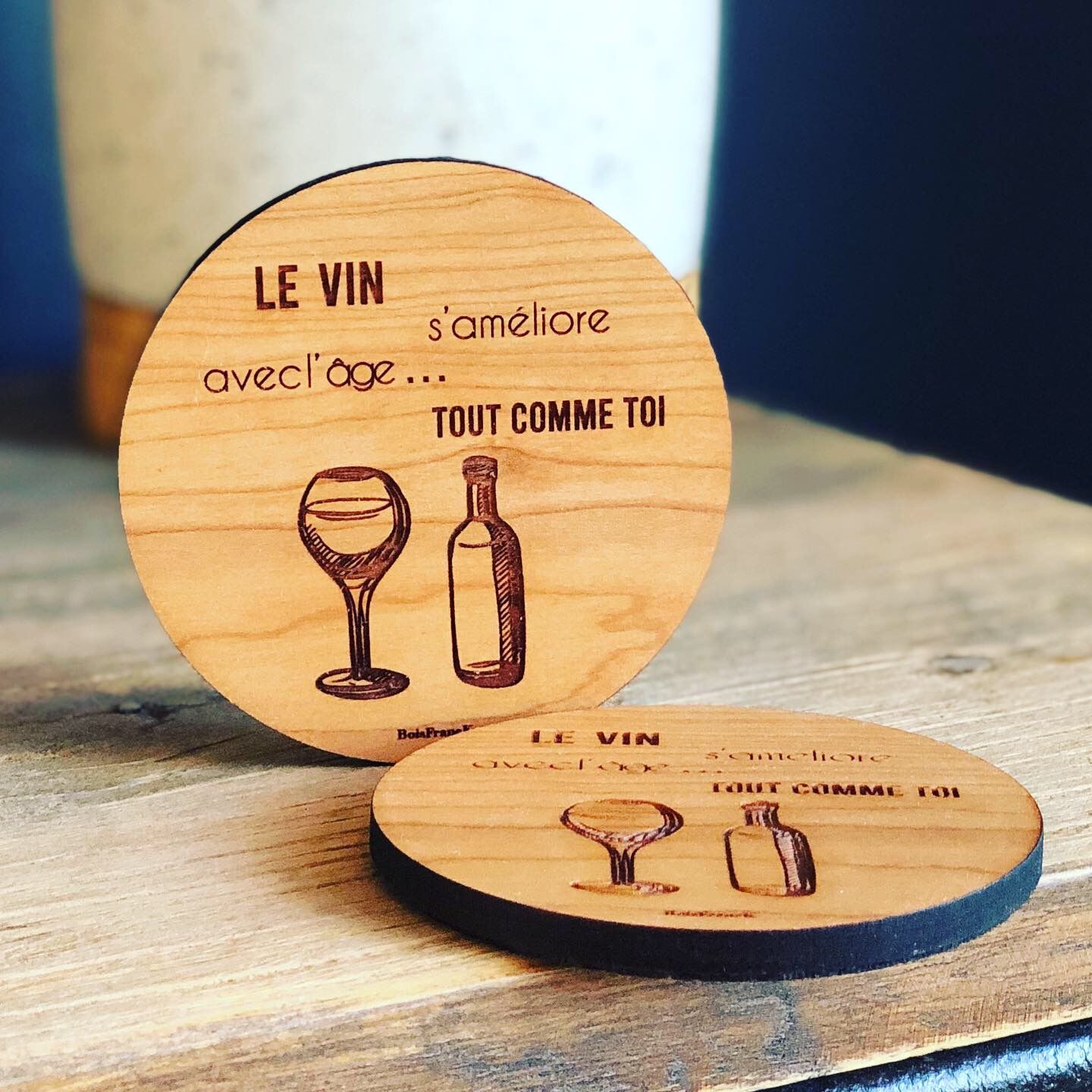 Personnalisé Sous-verre cadeau pour son vintage hiboux Best Nanny professeur Maman Soeur etc