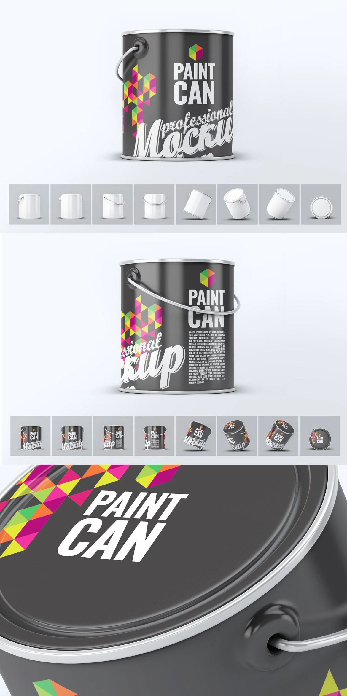 Download Paint Can Mock-Up by L5Design on Envato Elements | Paint ...