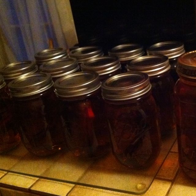 Apple pie moonshine jar labels