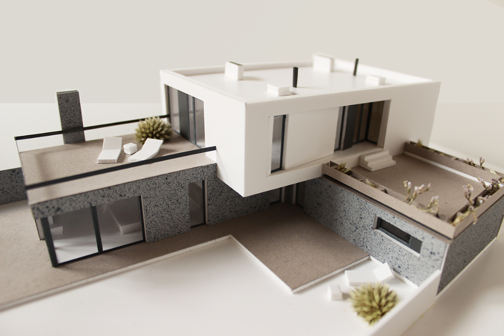 Scale model of house for SULYK Architects