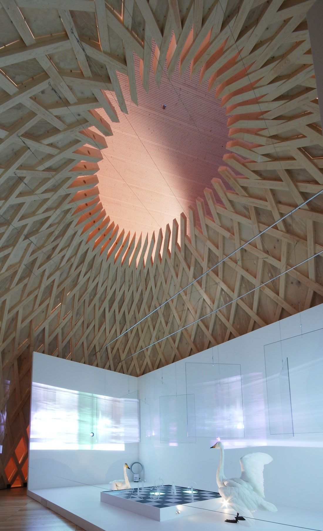 SOTKANMUNA Wooden pavilion Wooden Pavilion, Shell Structure, Parametric, Finland, Architecture Design, Manufacturing, Ceiling Lights, Interior Design, Structures