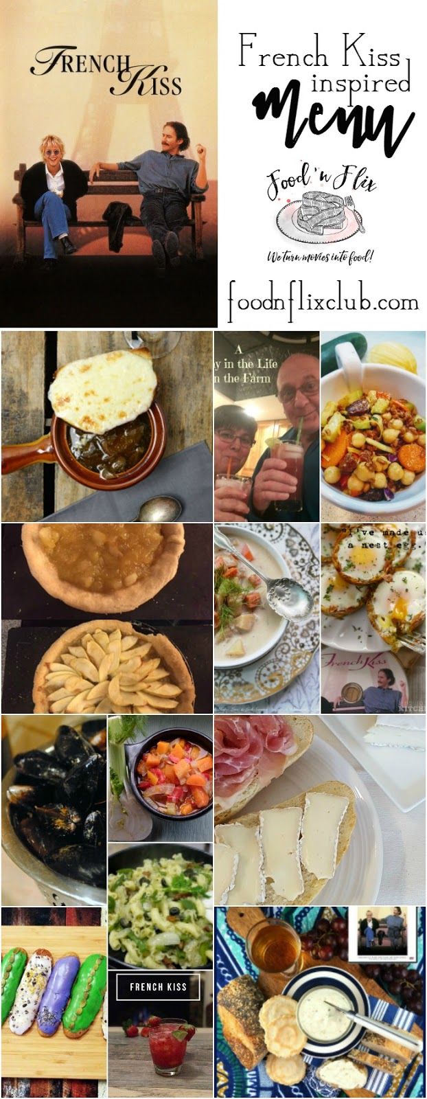 French Kiss inspired menu at Food 'n Flix #FoodnFlix | Dinner and a
