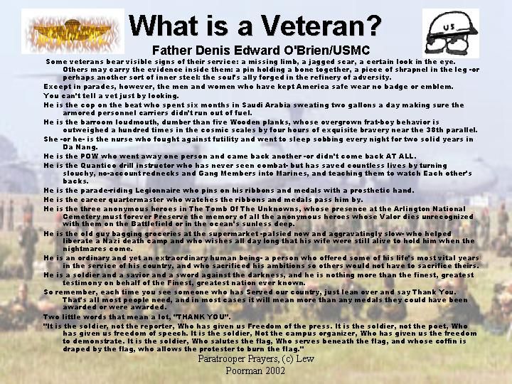 Veterans essay