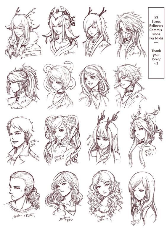 13+ Coiffure manga fille idees en 2021